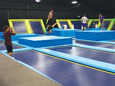 trampoline dodgeball 